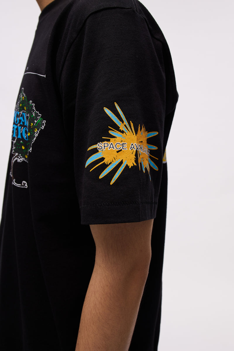 T-SHIRT RADICAL PLASTICS BLACK