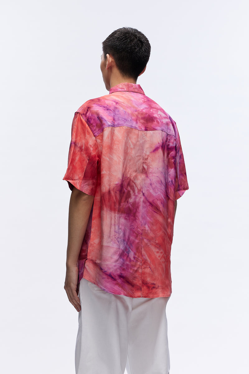 S/s Oversized Shirt Red