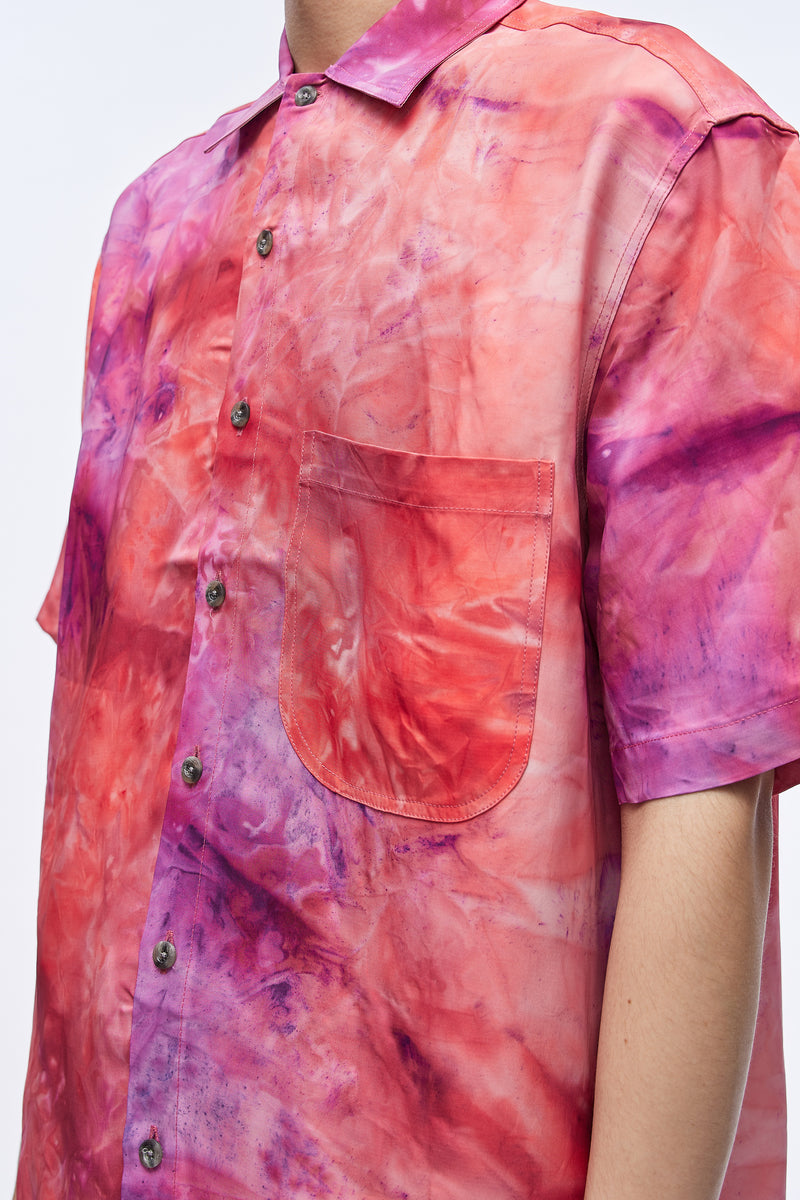 S/s Oversized Shirt Red
