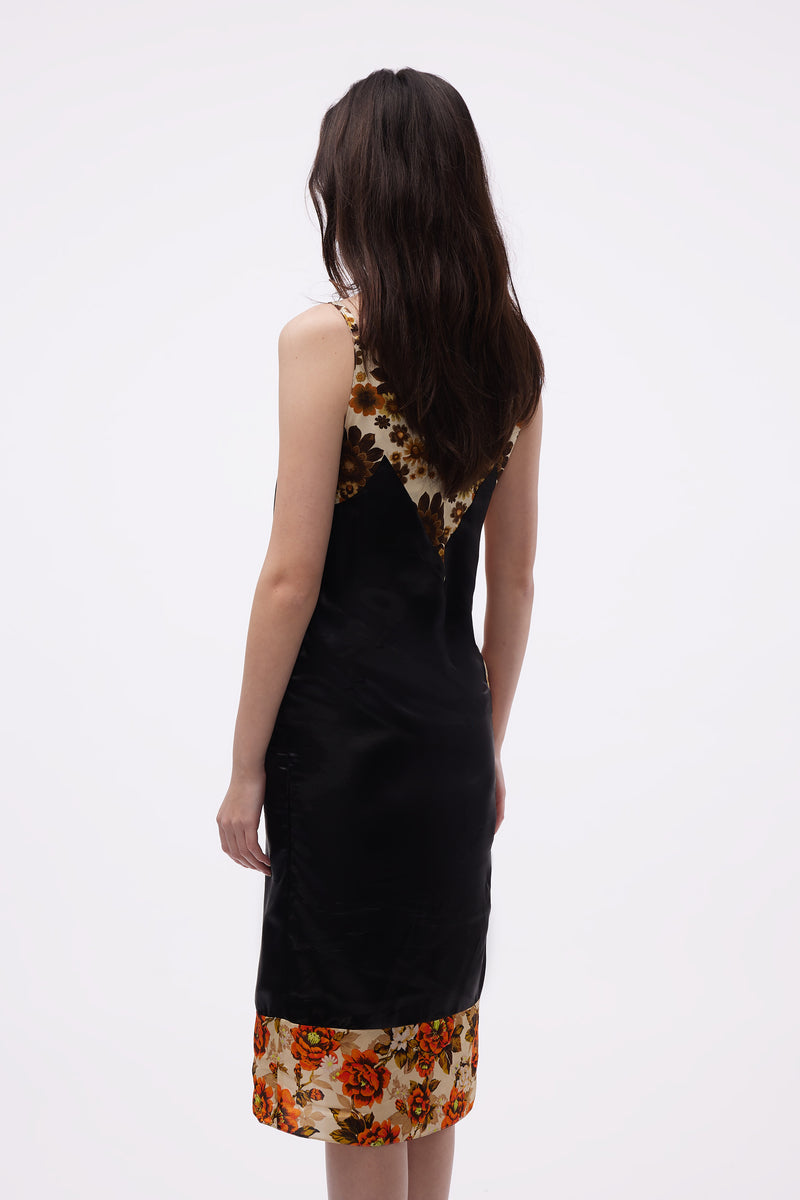 Panelled Slip Dress Night Pines