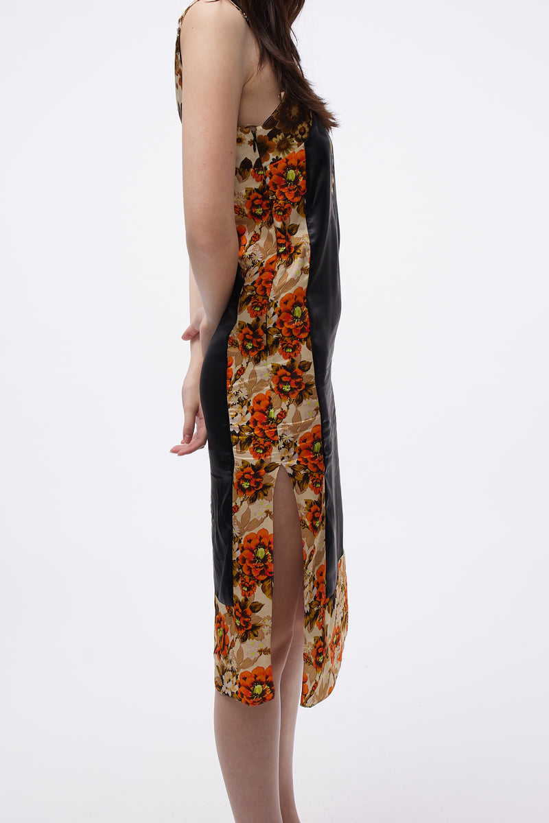 Panelled Slip Dress Night Pines