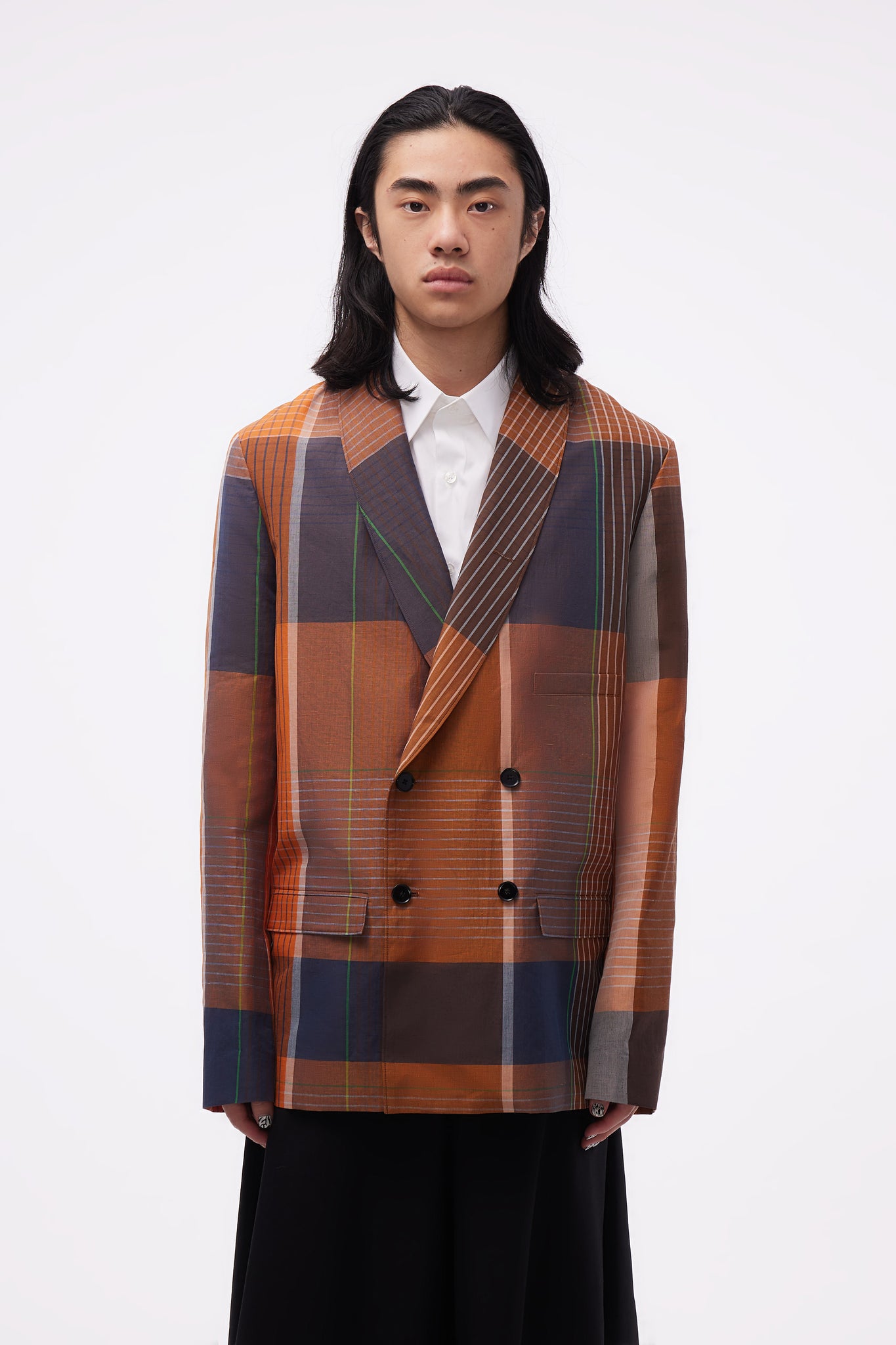 Belted DB Jacket Orange/brown