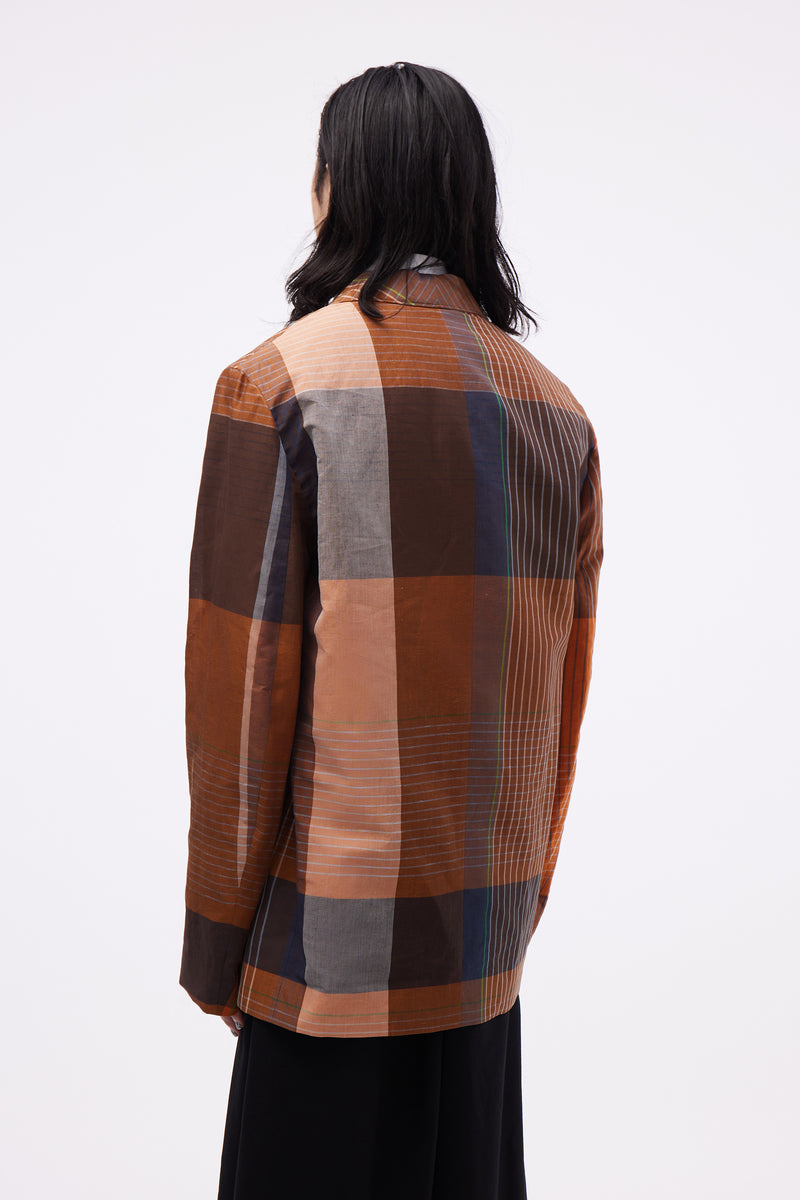 Belted DB Jacket Orange/brown