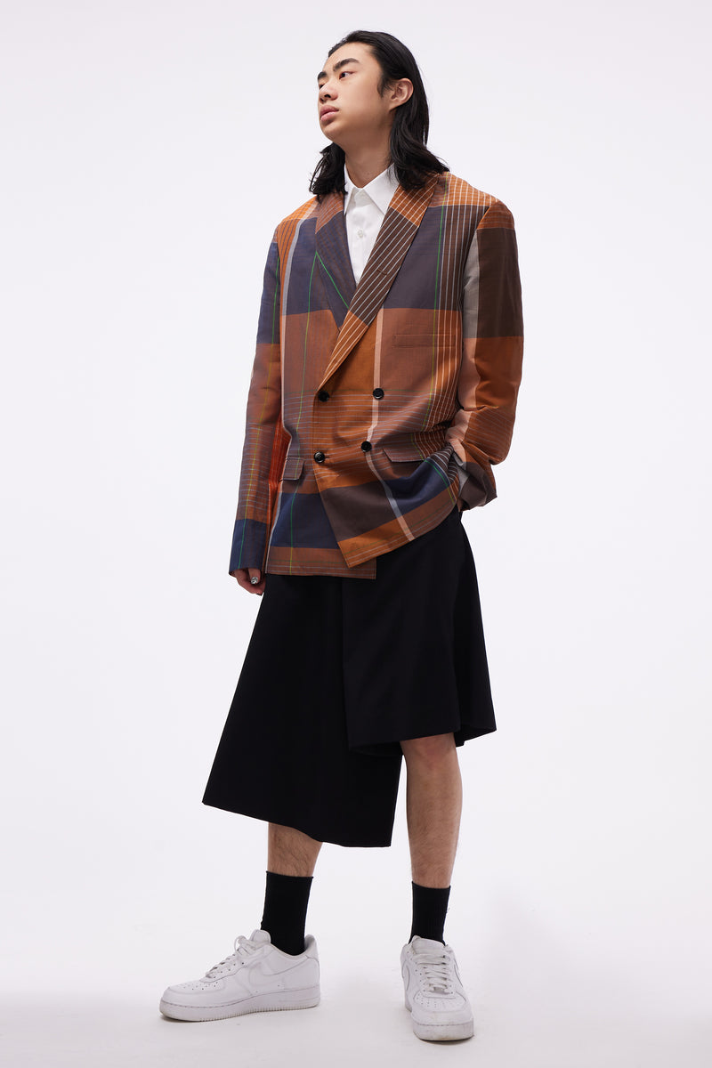 Belted DB Jacket Orange/brown