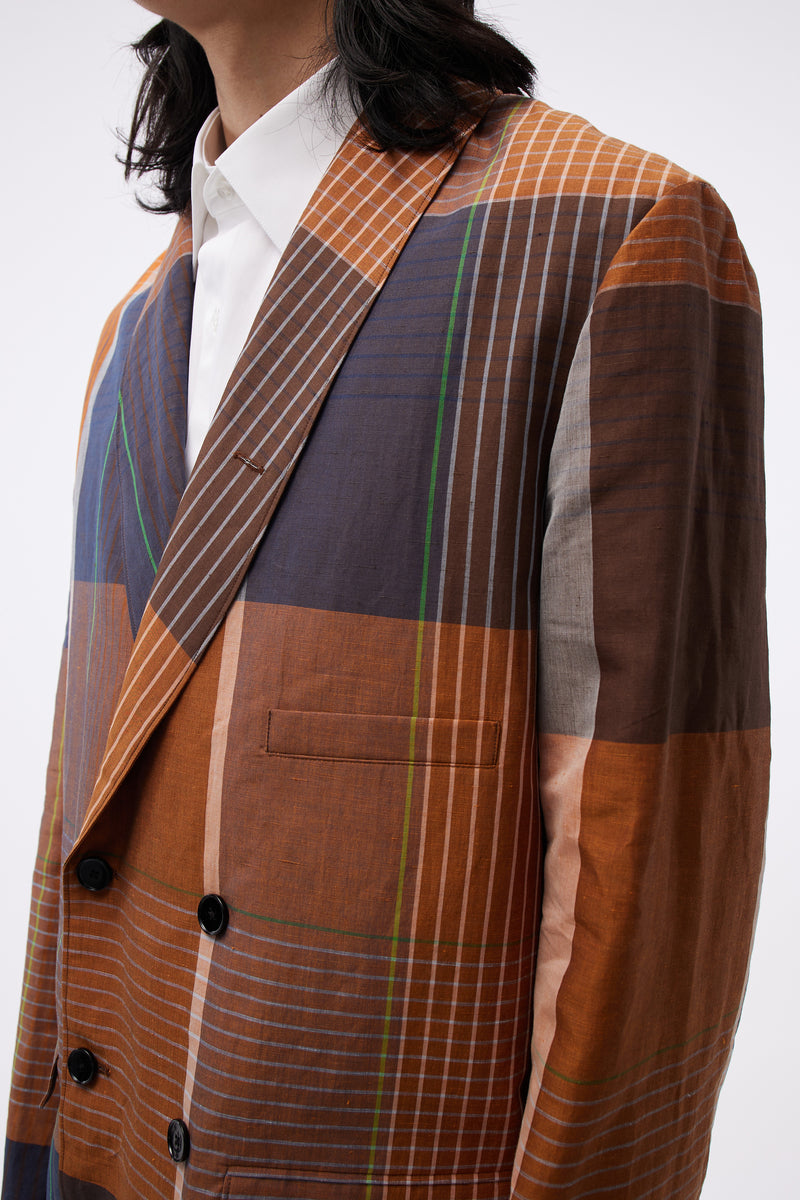 Belted DB Jacket Orange/brown