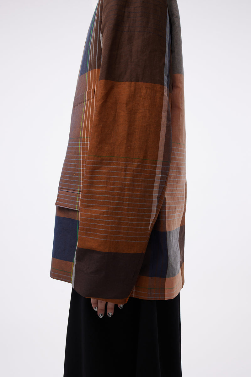 Belted DB Jacket Orange/brown