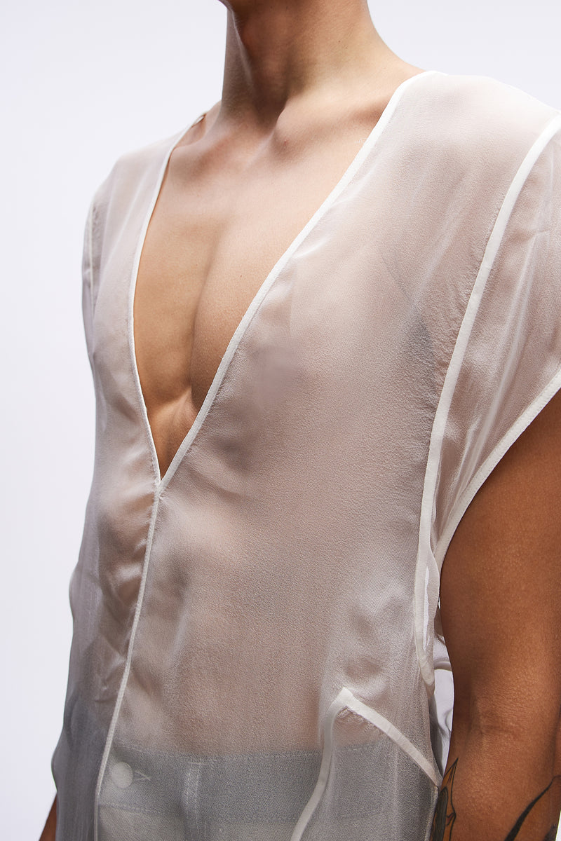 Kuntrol Top V Neck Milk