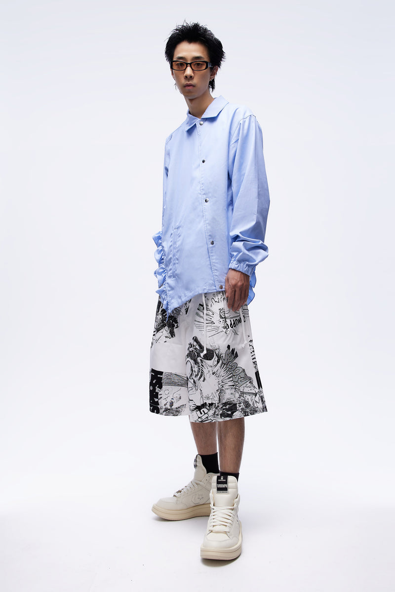 X Christian Marclay Wide-leg ShortsF