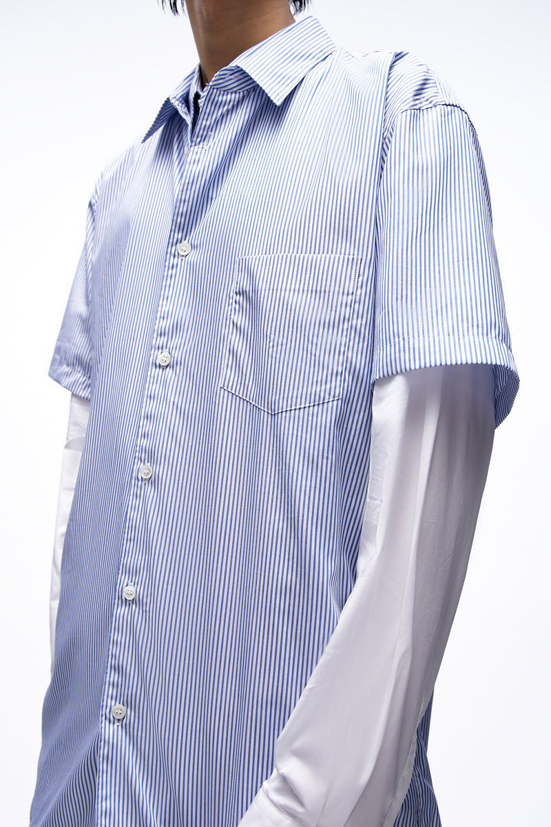 Shirt Woven Blue Stripes