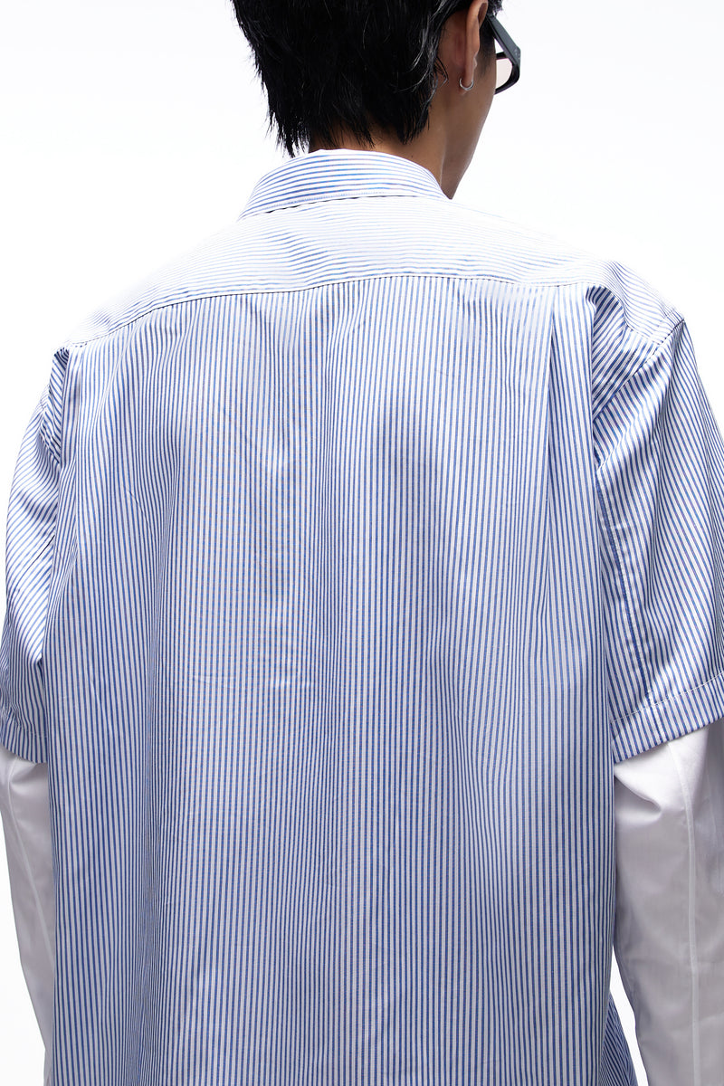 Shirt Woven Blue Stripes