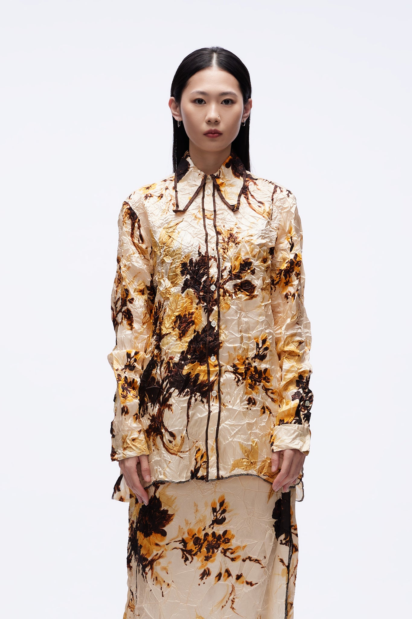 Chemise Scarf Flowers