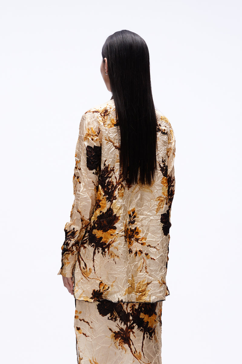 Chemise Scarf Flowers