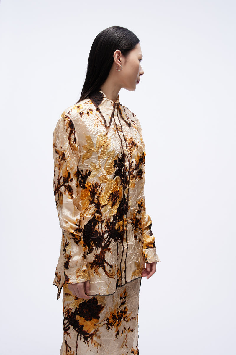 Chemise Scarf Flowers