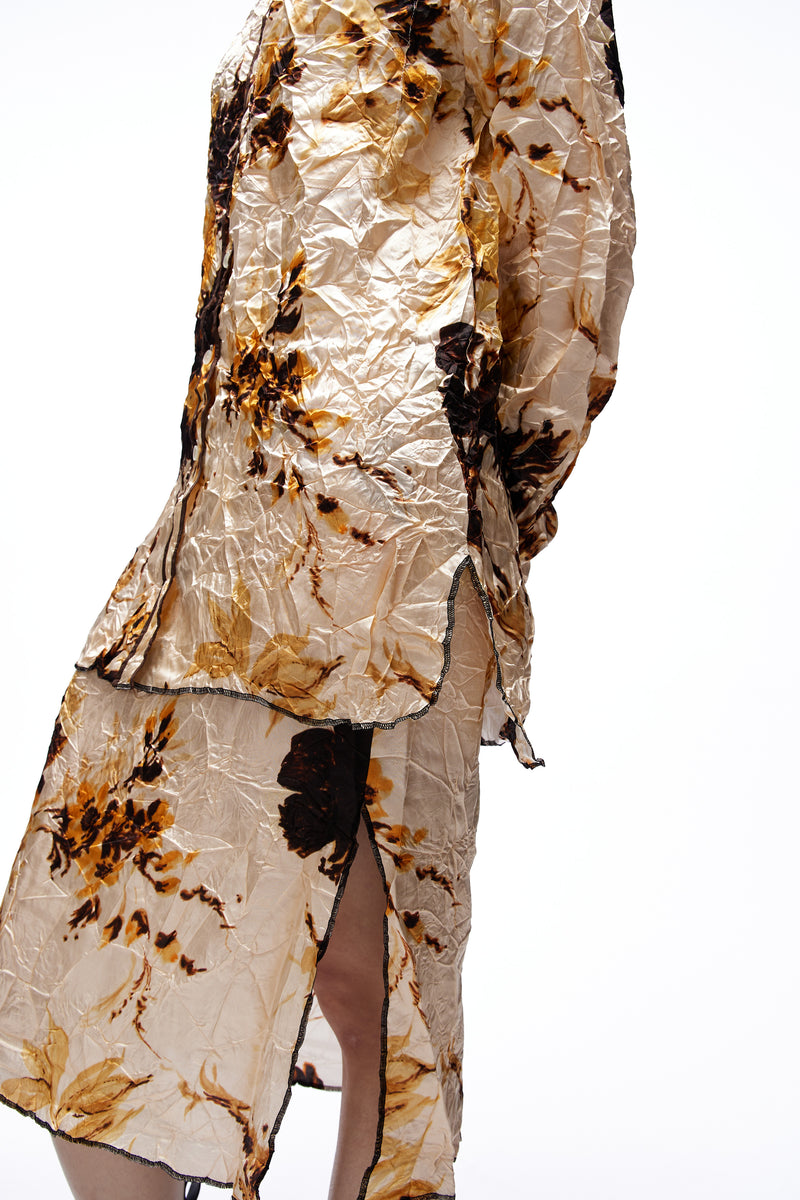 Chemise Scarf Flowers