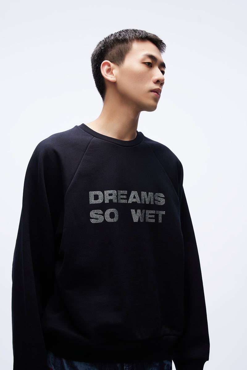 Unisex Dreams So Wet Sweater Knit Black