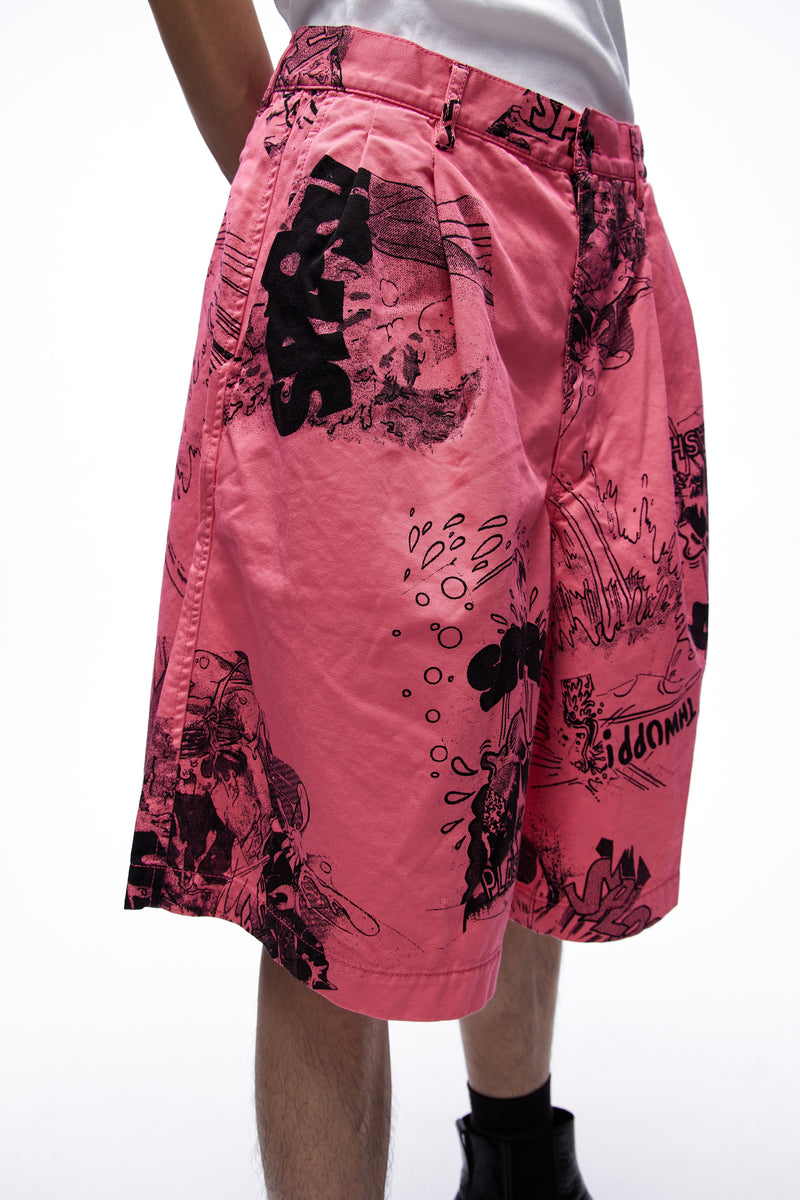 Pants Print A / Pink
