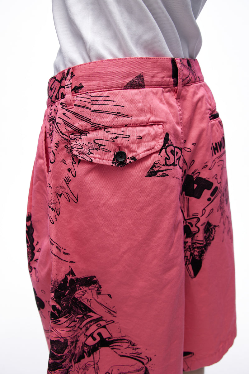 Pants Print A / Pink