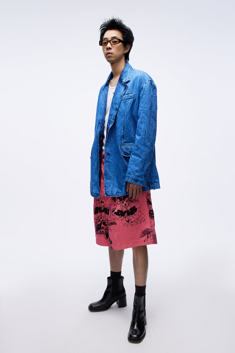 Pants Print A / Pink