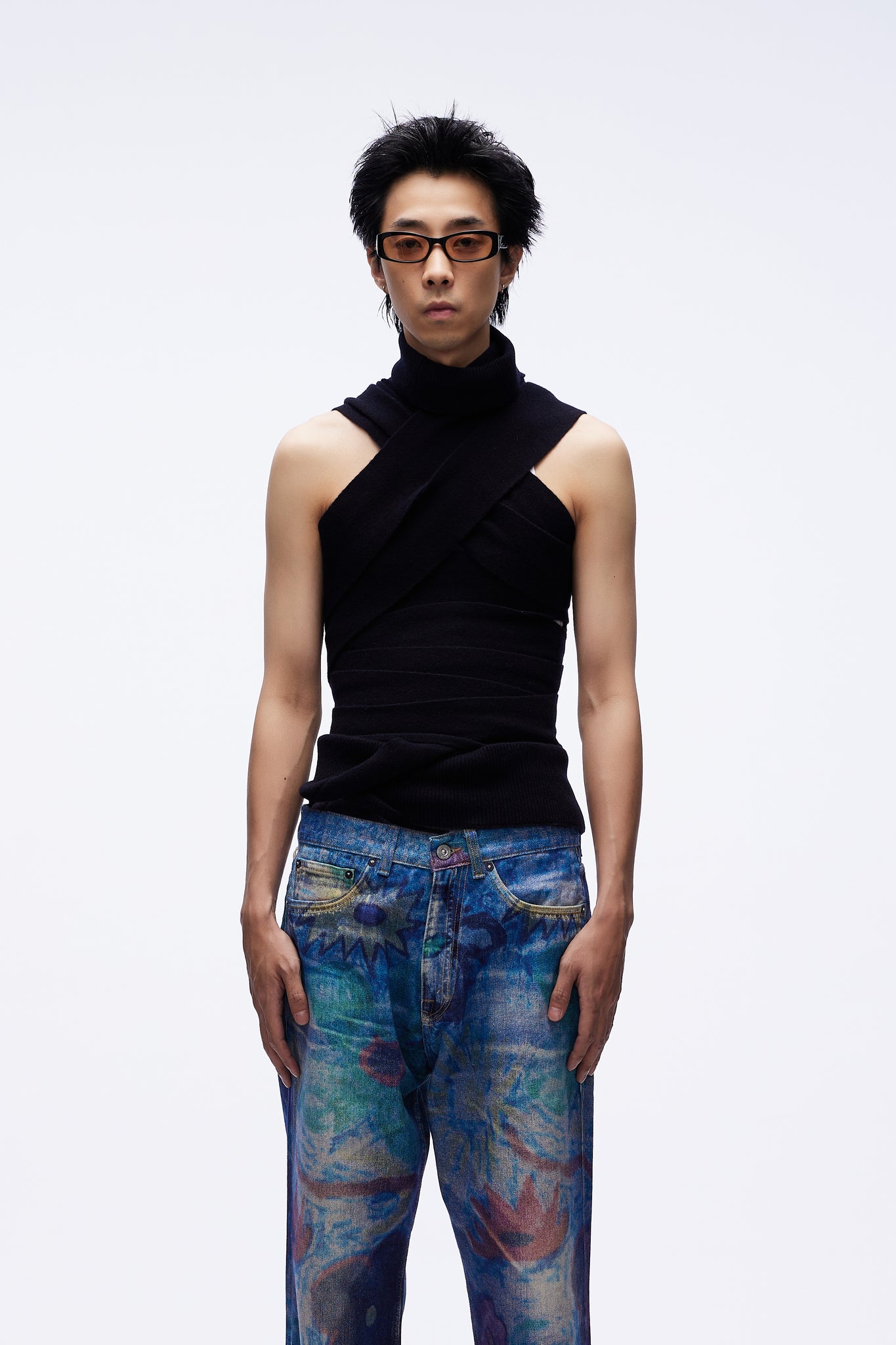 BANDAGE KNIT NAVY