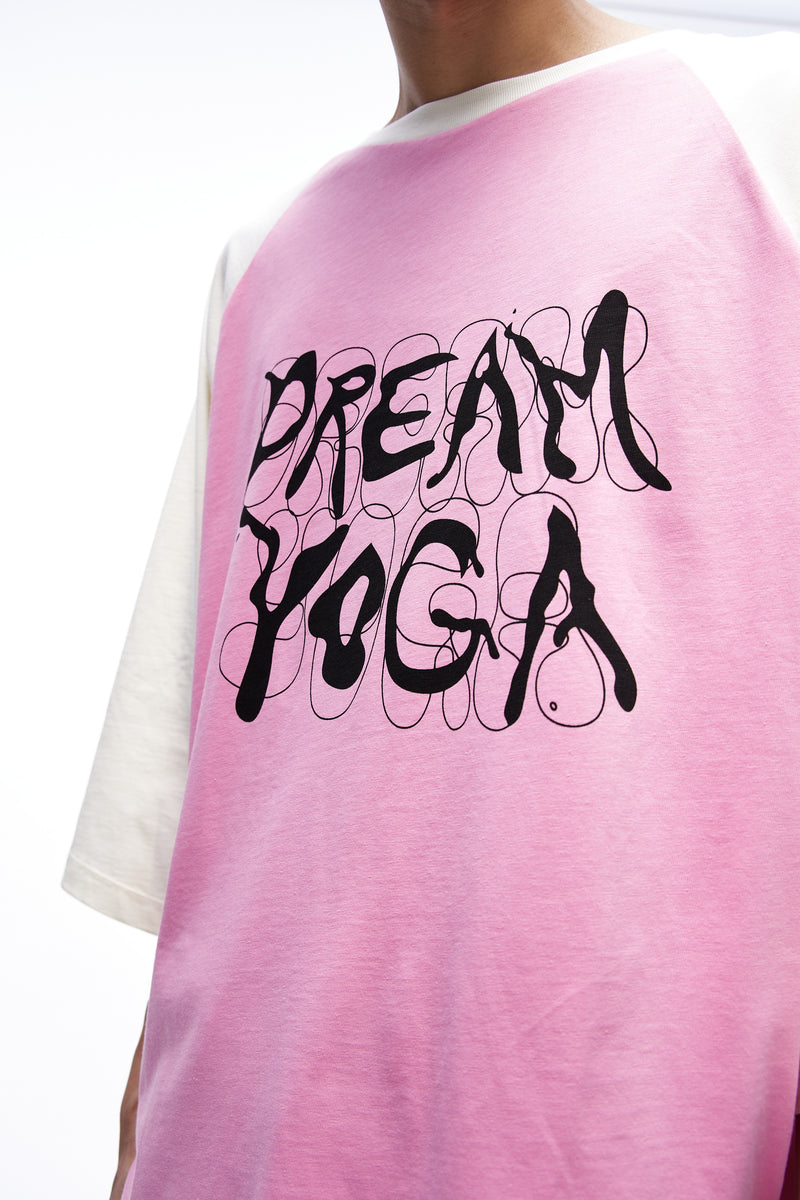 Unisex Dream Yoga Tshirt Knit Pink