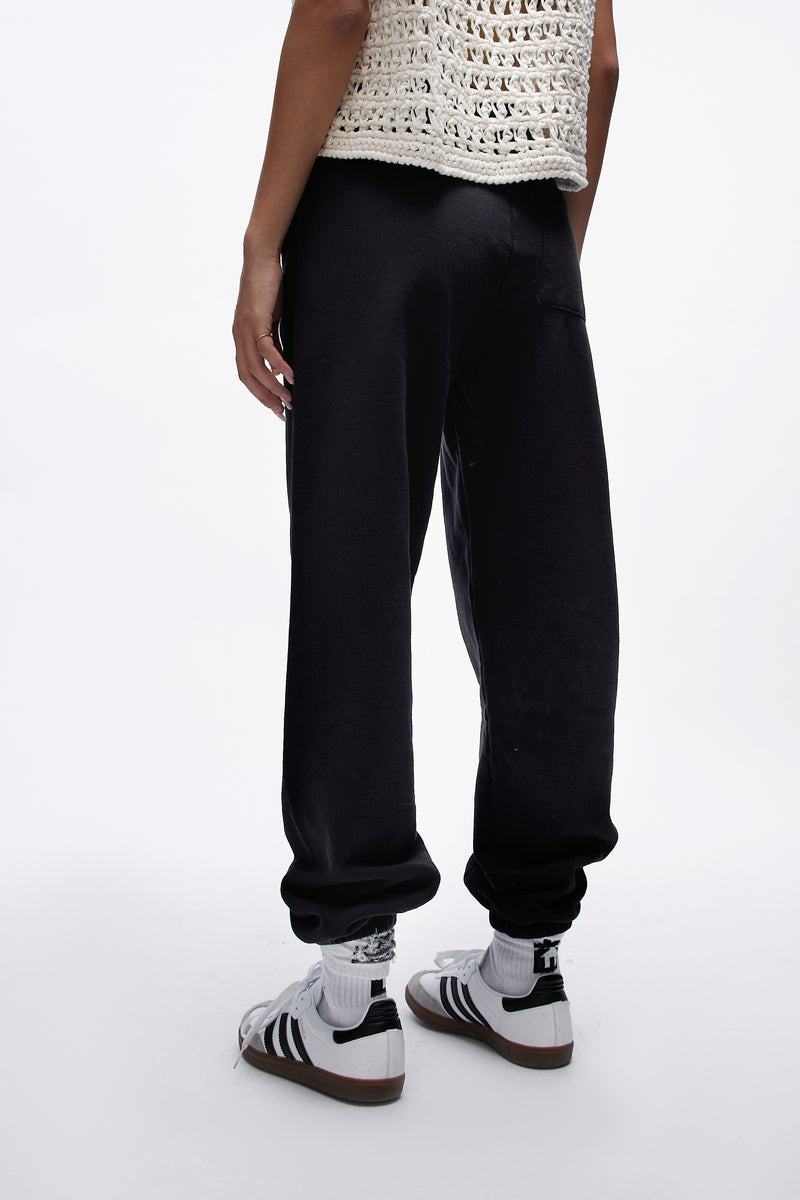 Script Logo Sweatpant Black