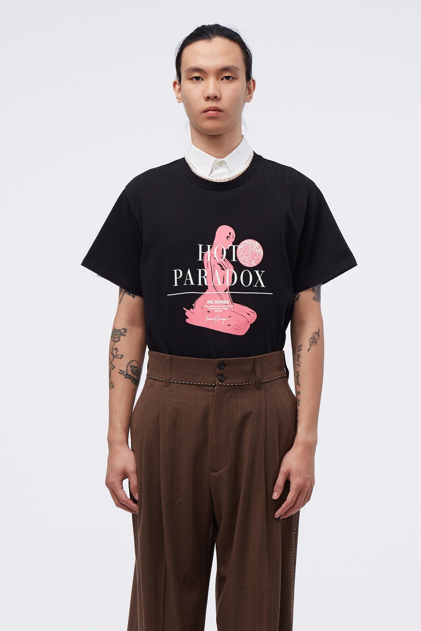 Black / Pink Hot Paradox Tee