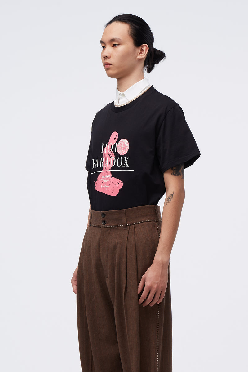 Black / Pink Hot Paradox Tee