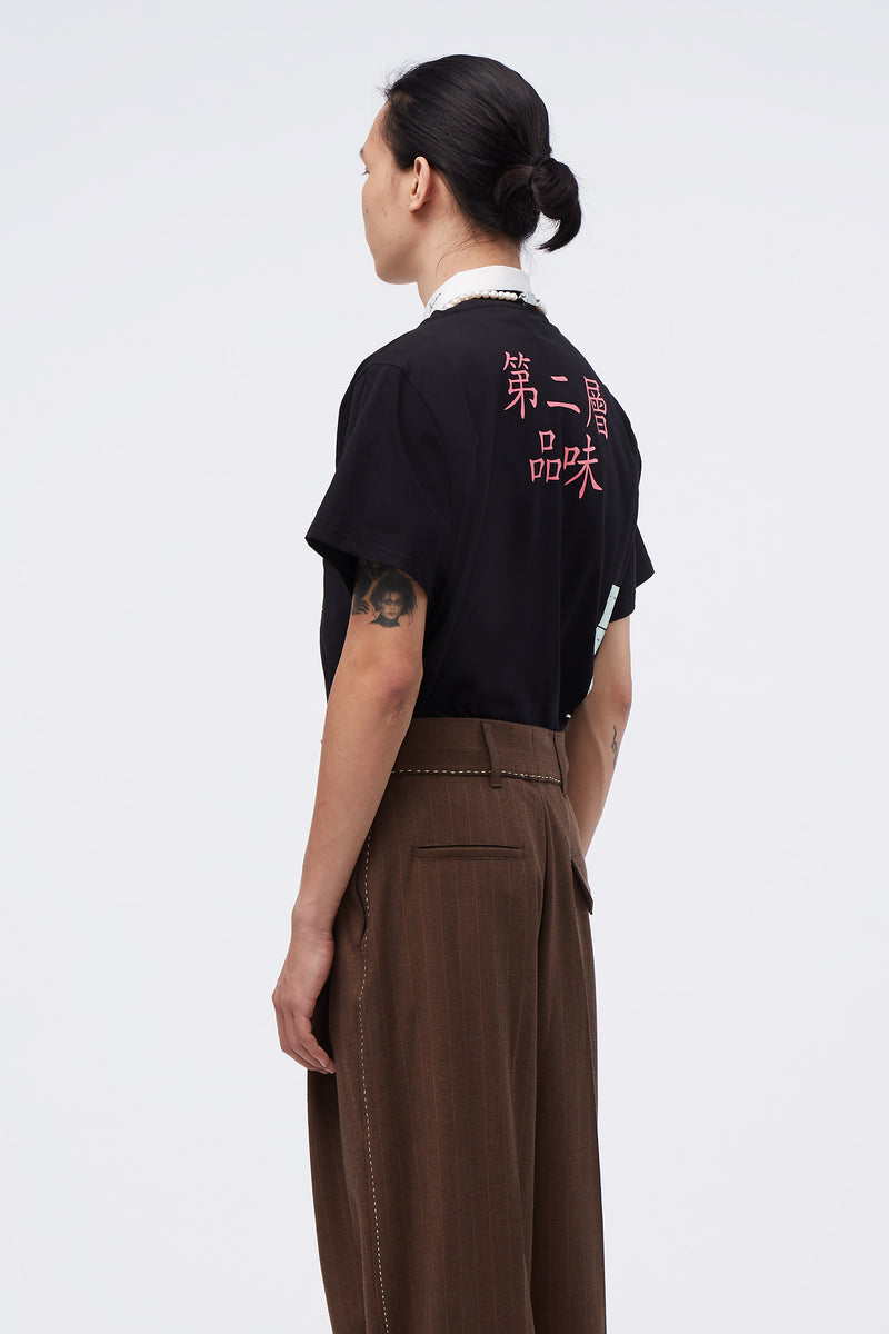 Black / Pink Hot Paradox Tee