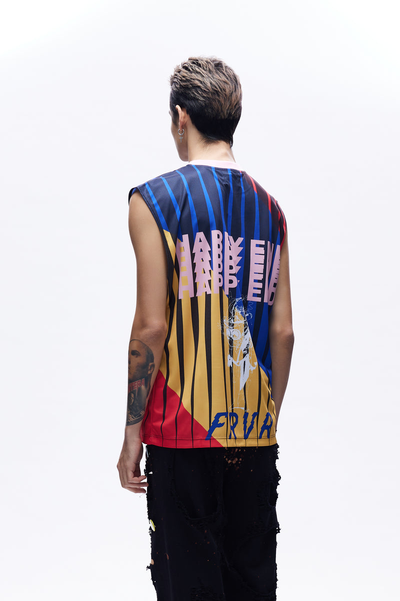 Mens Dream Yoga Jersey Knit Black Multicolor