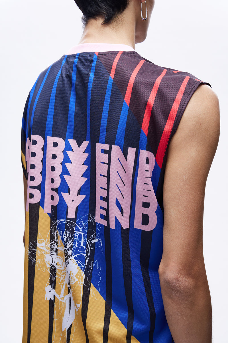 Mens Dream Yoga Jersey Knit Black Multicolor