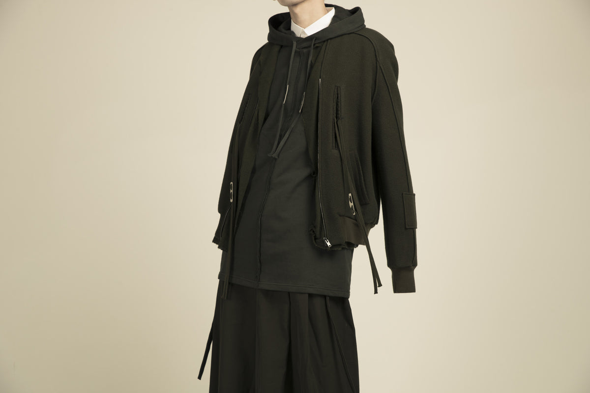 新品ダミールドーマレイヤードカットソー長袖ブラックDAMIR DOMA