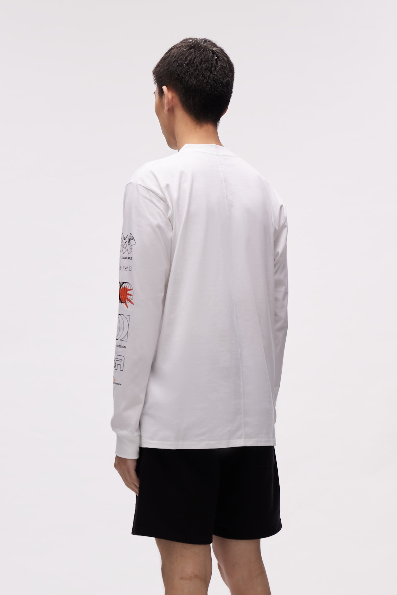 LONG SLEEVE T-SHIRT WHOLE BEING WHITE