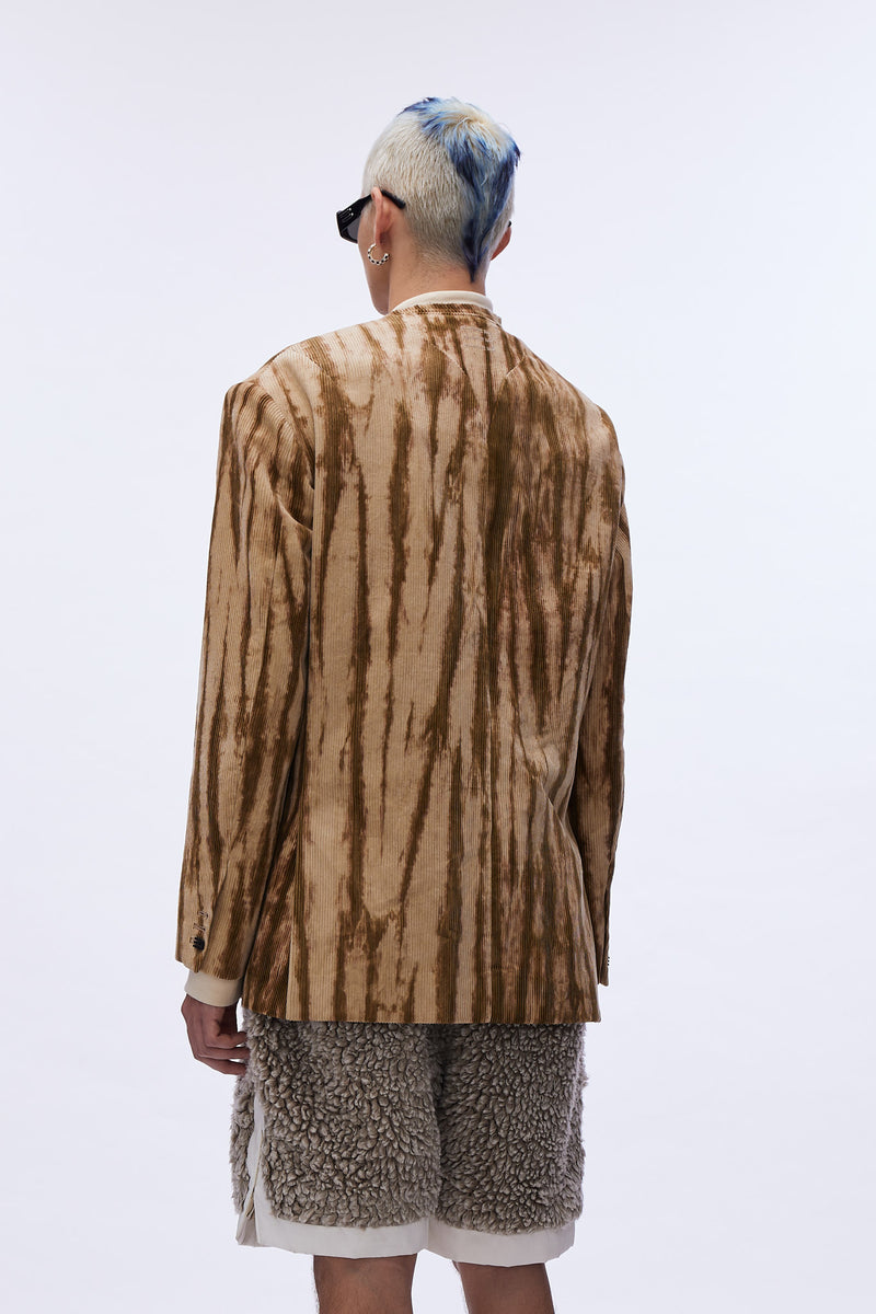 Foster Double Shoulder Blazer Ancient Grain