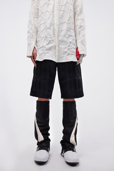 Jeff Folded Slim Shorts Black