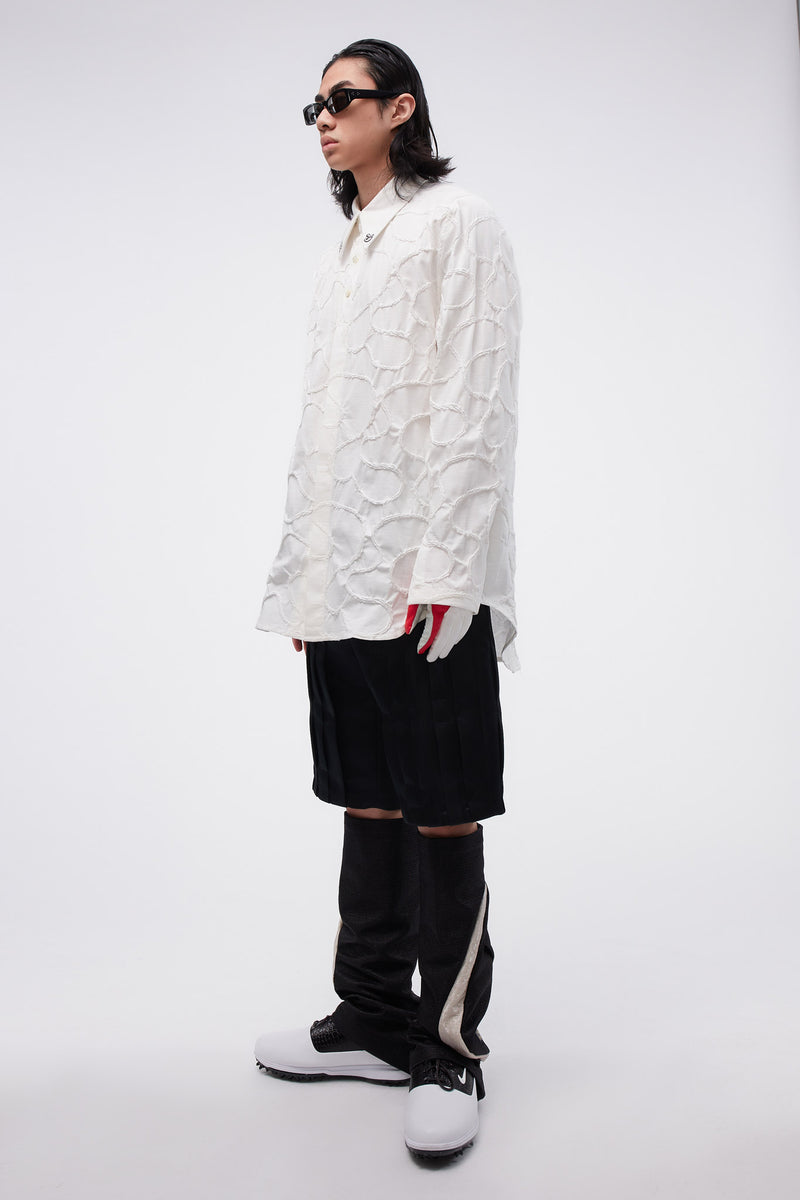 Jeff Folded Slim Shorts Black