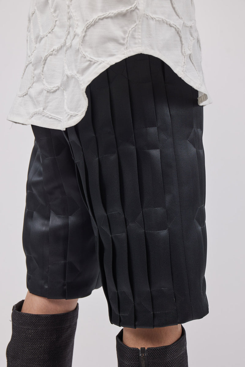 Jeff Folded Slim Shorts Black