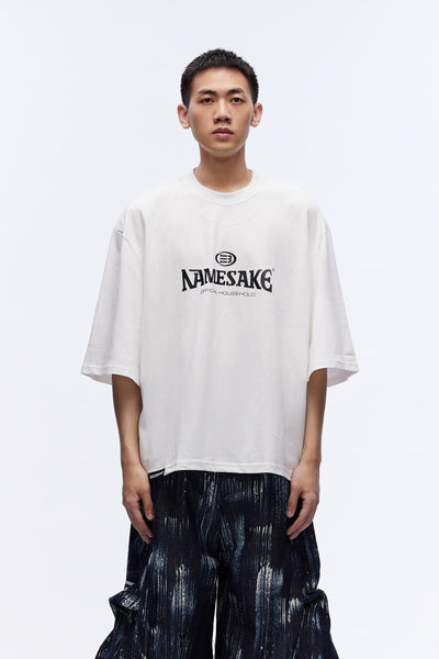 Mayo Oversize Courtside Tee Namesake White