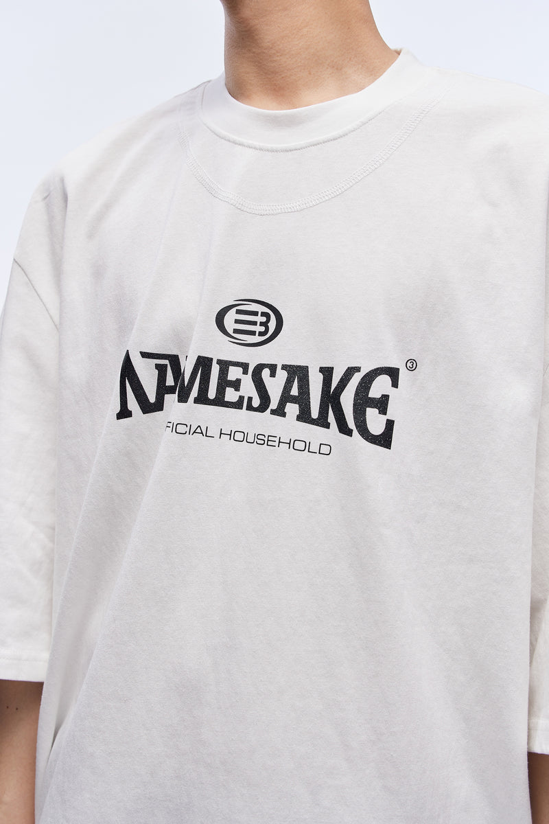 Mayo Oversize Courtside Tee Namesake White