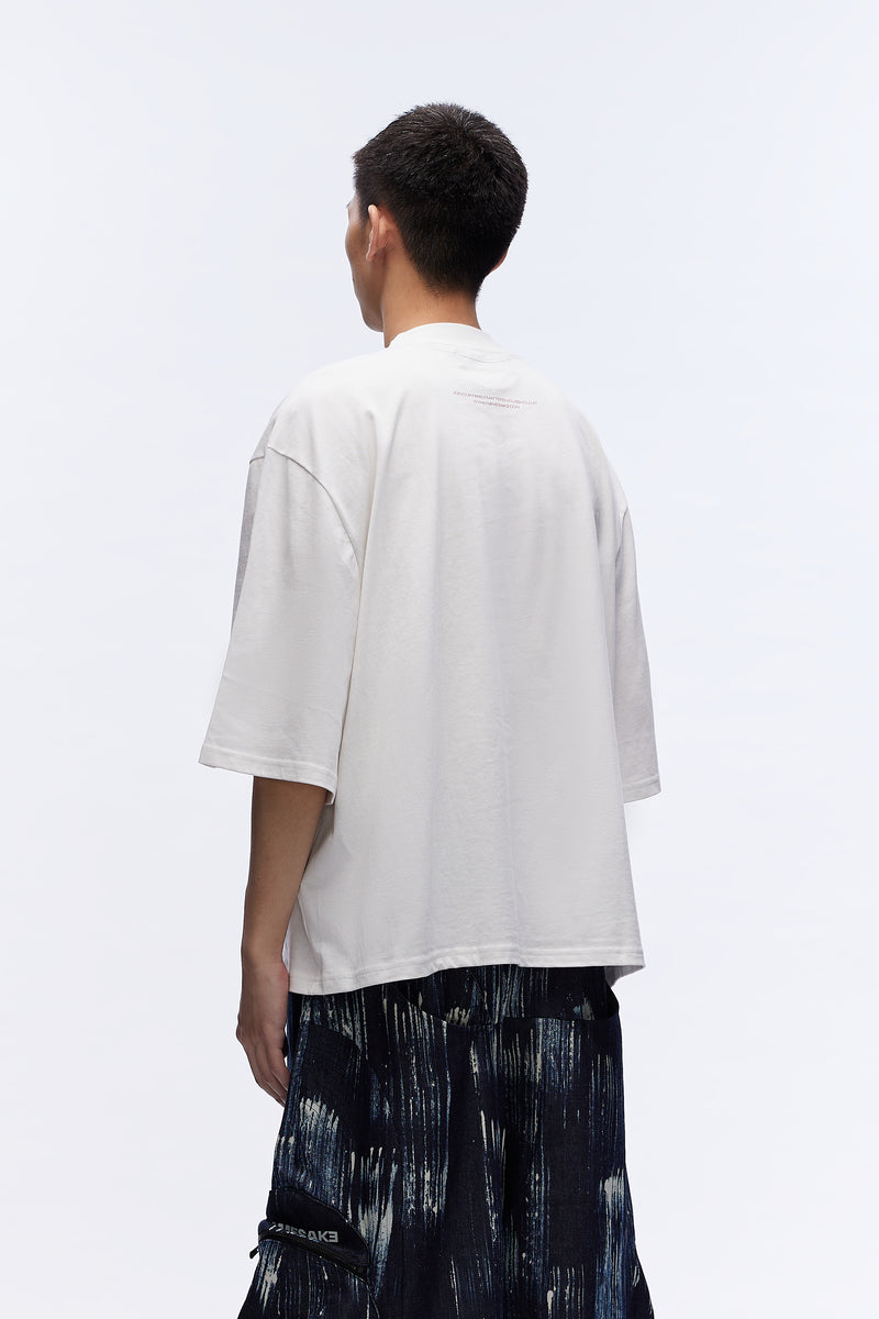 Mayo Oversize Courtside Tee Wwjd White