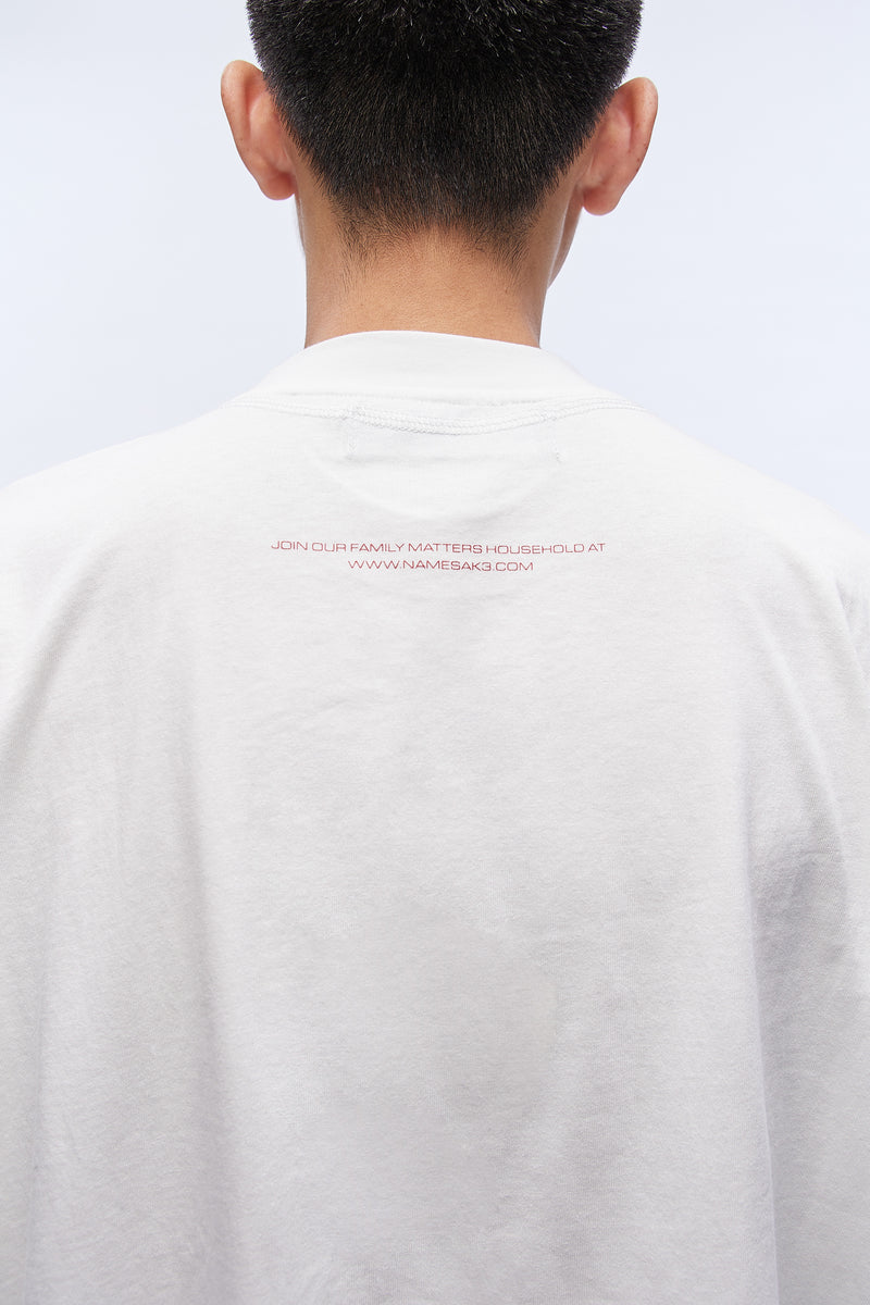 Mayo Oversize Courtside Tee Wwjd White