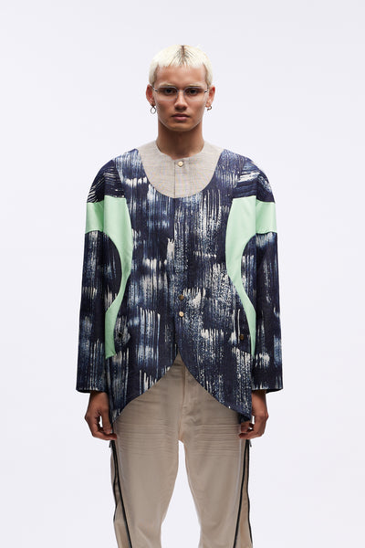 Cornell Track Jacket Brushed Indigo