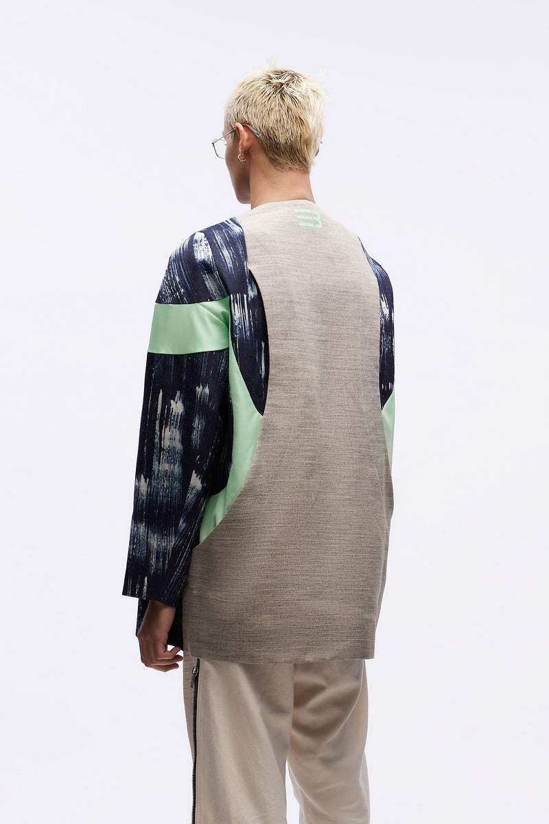 Cornell Track Jacket Brushed Indigo