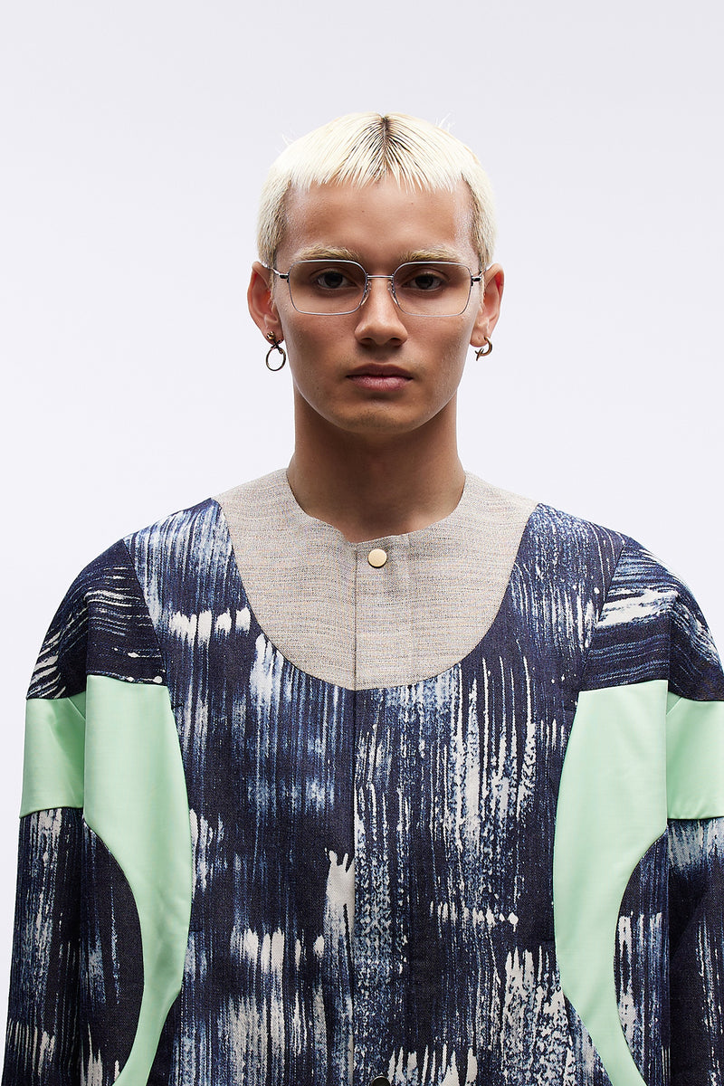 Cornell Track Jacket Brushed Indigo