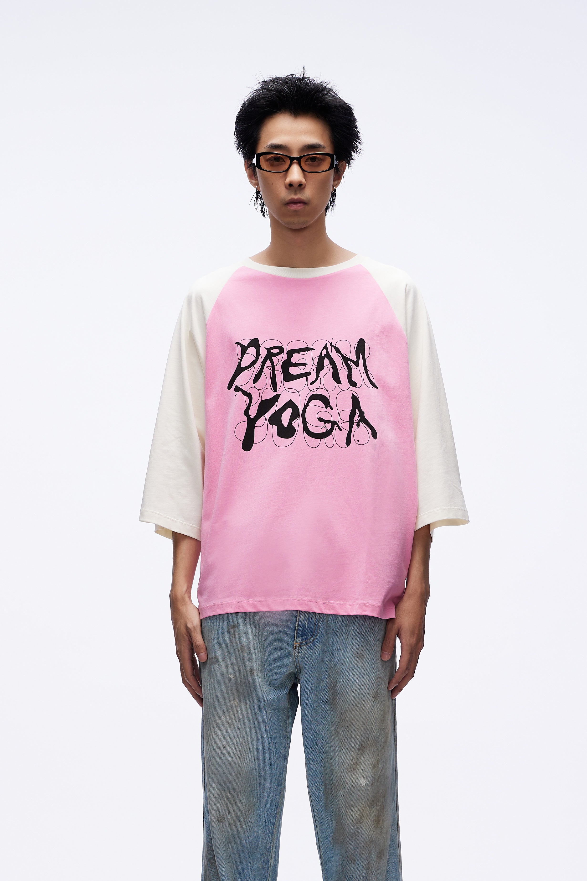Unisex Dream Yoga Tshirt Knit Pink Liberal Youth Ministry