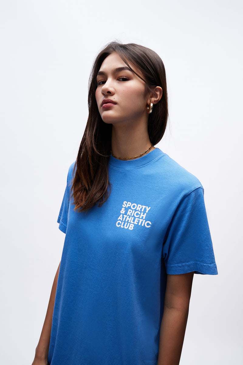 Exercise Often T-Shirt Cornflower Blue