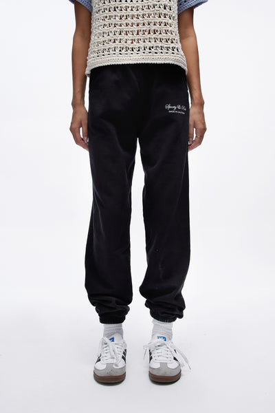 Script Logo Sweatpant Black