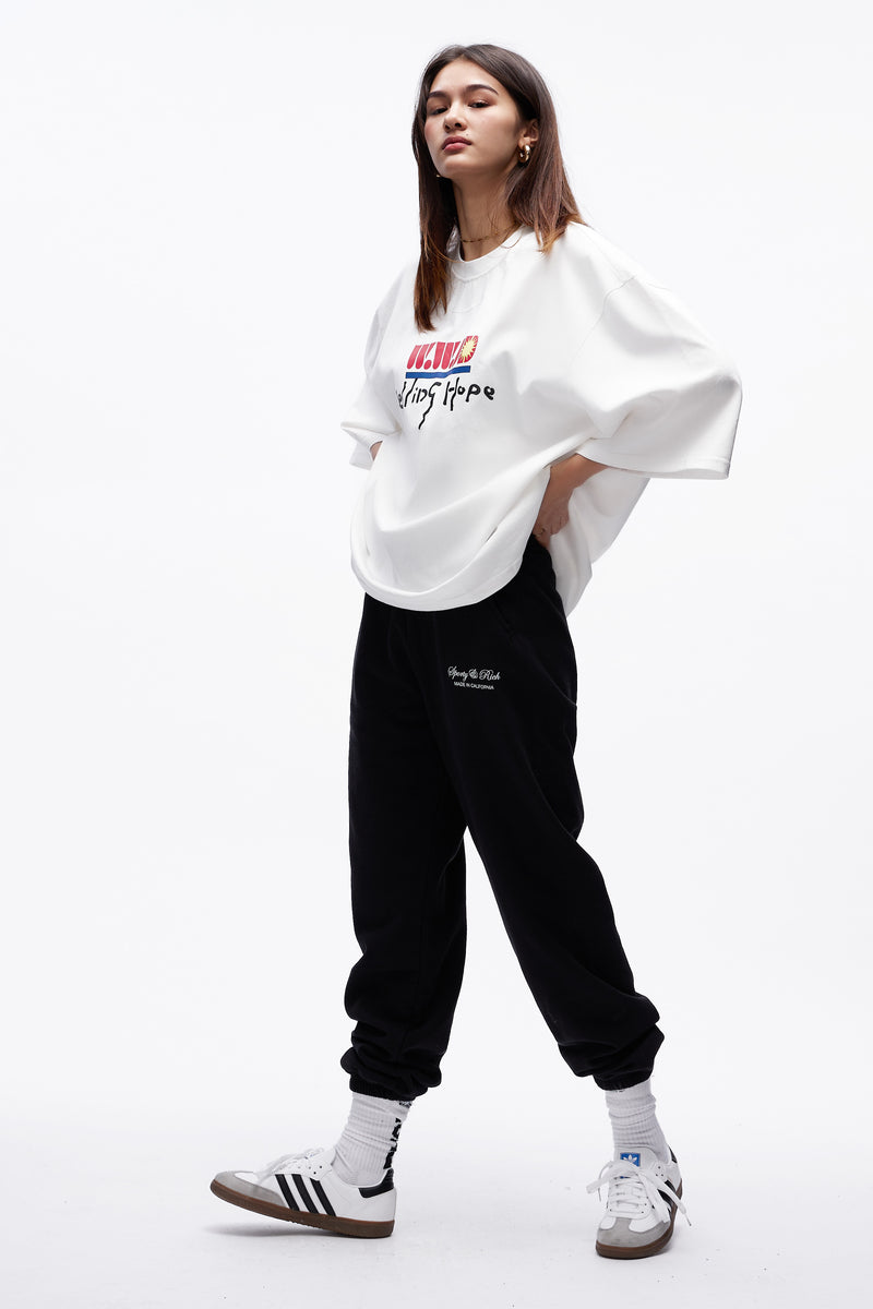 Mayo Oversize Courtside Tee Wwjd White