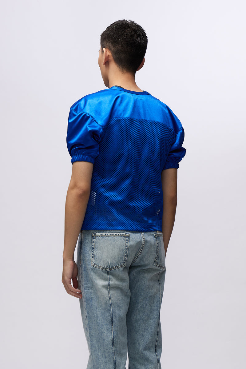 Football T Shirt 1 Knit Blue